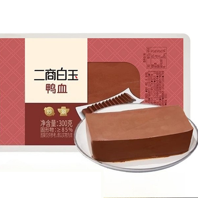 白玉鸭血块豆腐 300g*1盒装 300 克