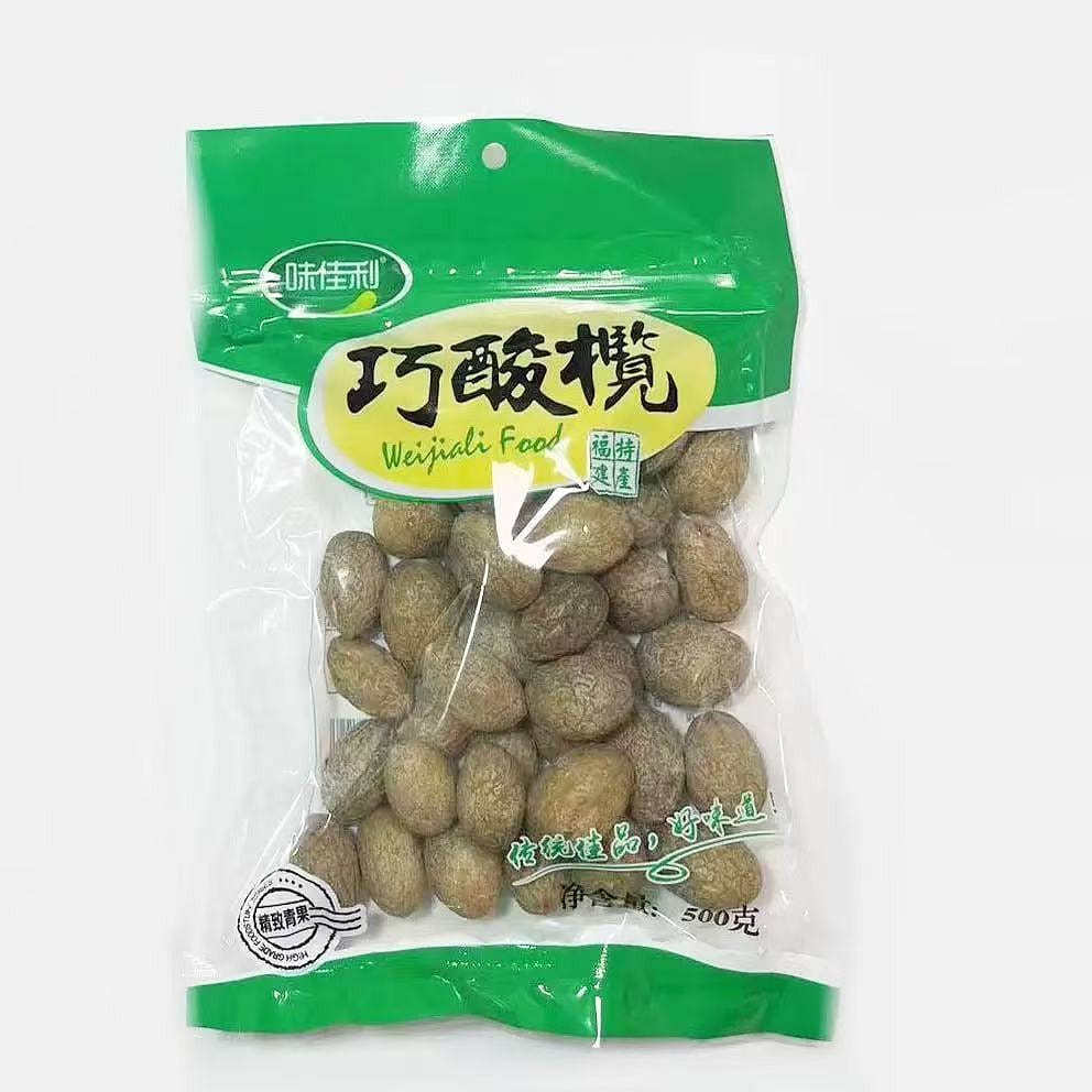 Minqing Qiaosuan Olives 500g*1 Bag 500 g