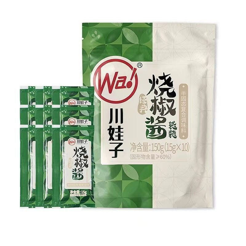 Chili sauce and chopped chili sauce as side dishes 150 g