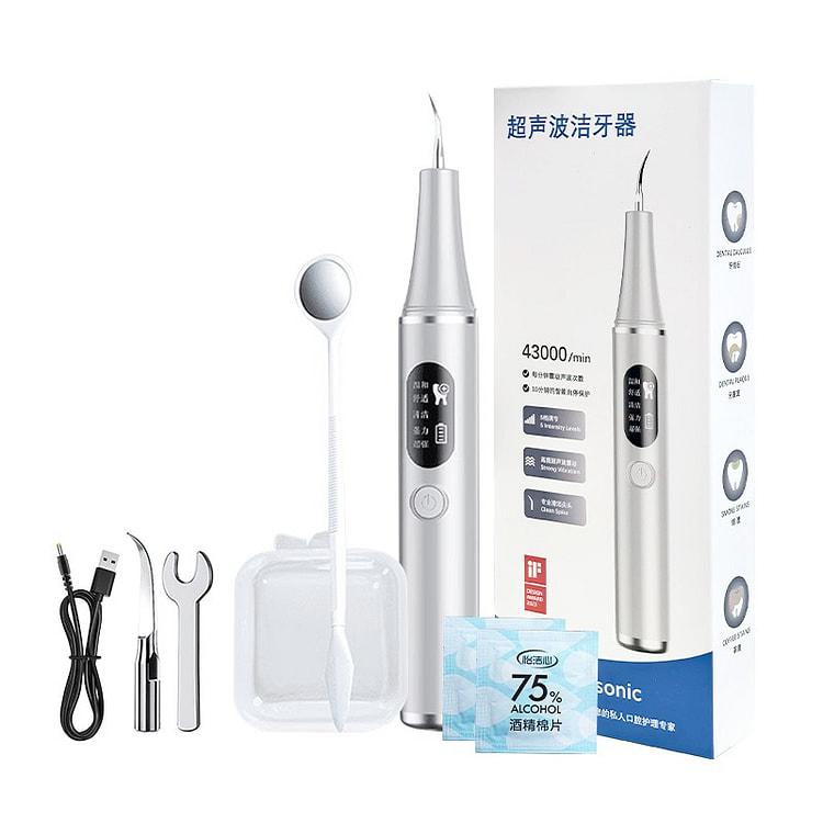 Ultrasonic Dental Scaler Home Teeth Cleaner 5Modes 1 count