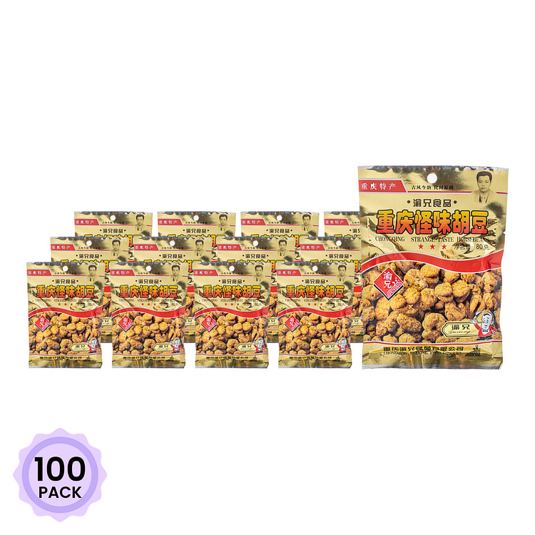 渝兄 重庆怪味胡豆 80 克*100 包