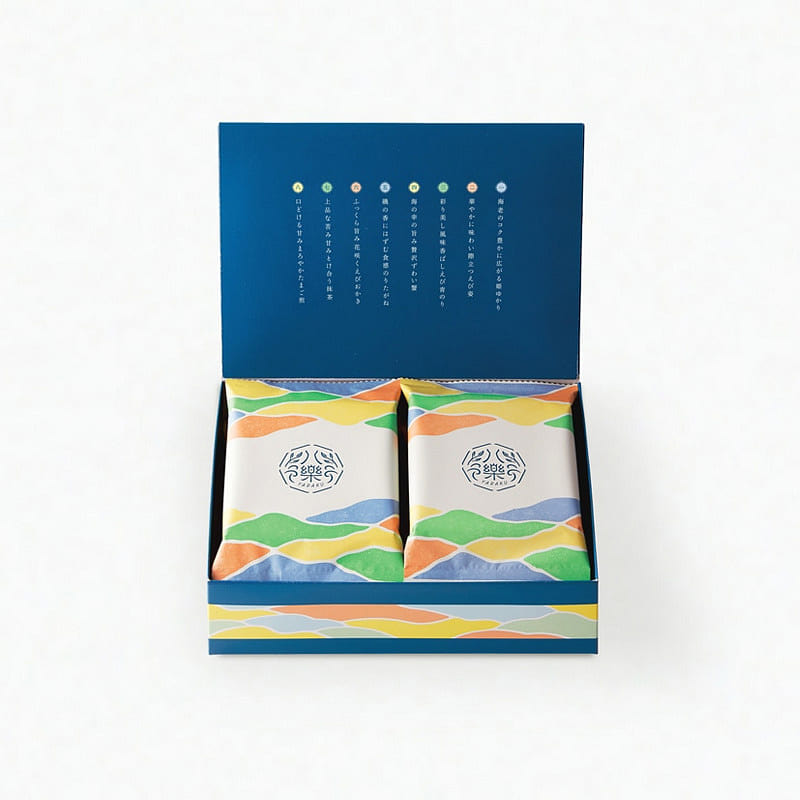 Banka Sohonten Hachiraku Assorted Rice Crackers 6 pack