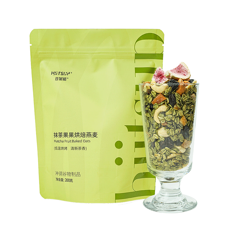 日加能烘焙燕麦片抹茶果果200g*1袋
