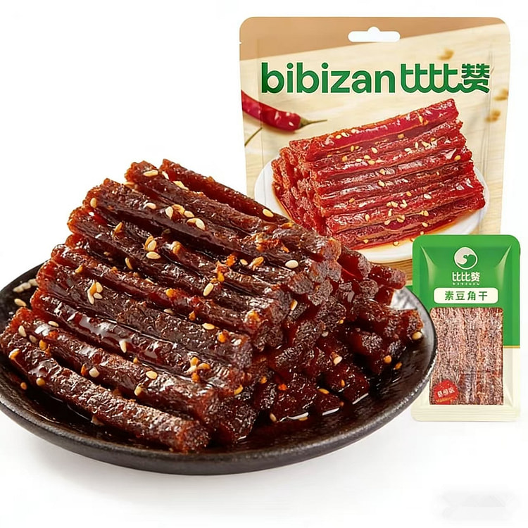 比比赞素豆角干辣条 16 克*5 包