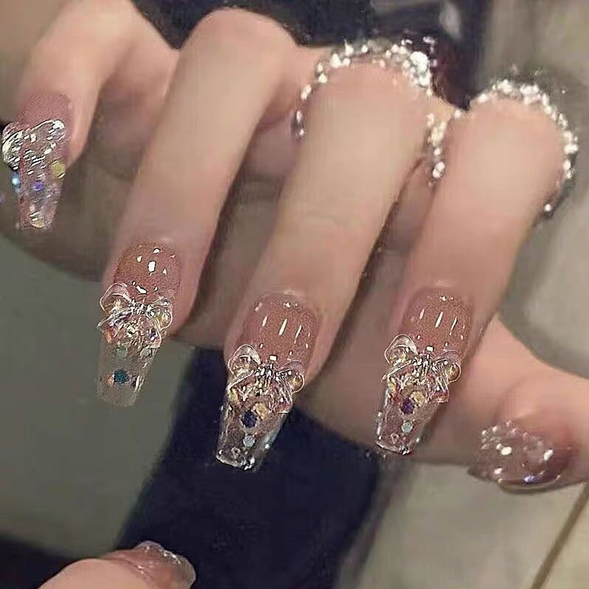 Hot Search For The Same A Wearable Nail Plate 24PC/Box A Dream Of Stars 1 each
