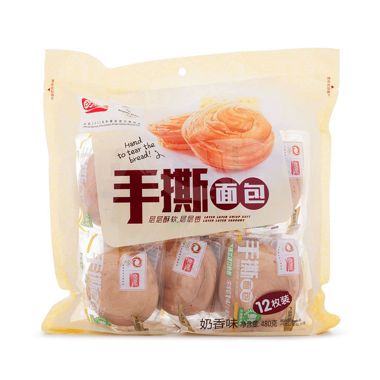 盼盼 手撕包(奶香味) 40 克*12 个