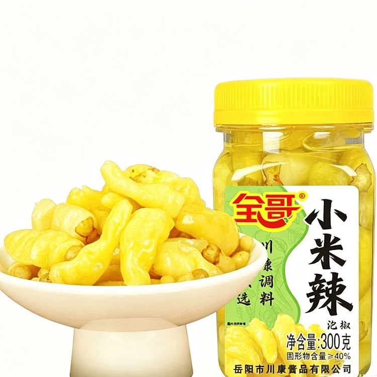 全哥小米辣椒新鲜野山椒泡制特辣300g 300 克