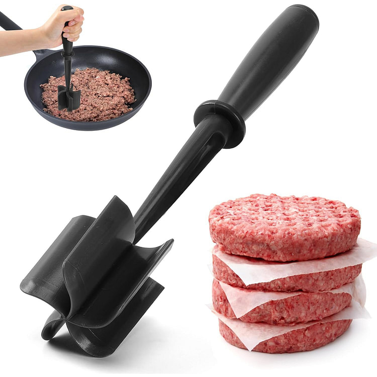 手动碎牛器绞肉机 - 耐热肉类捣碎机5刀片设计 - 1 个
