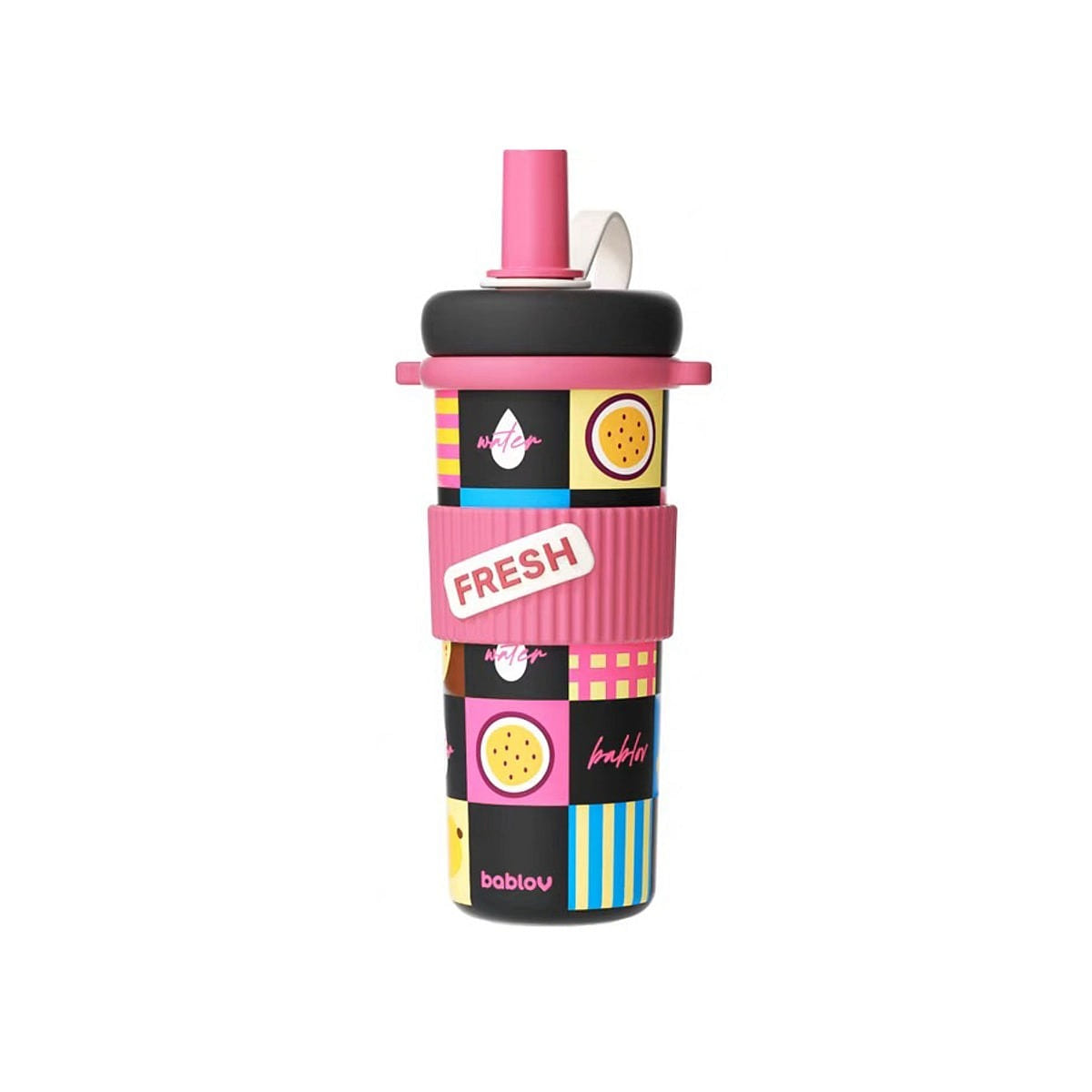 Bablov Stainless Steel Travel Tumbler Black 720 ml