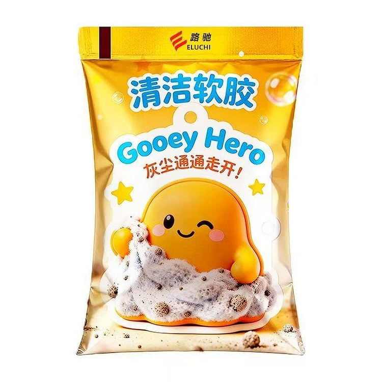 E路驰 车用清洁软胶汽车内饰缝隙死角沾灰70g*1 70 克 (min 2)