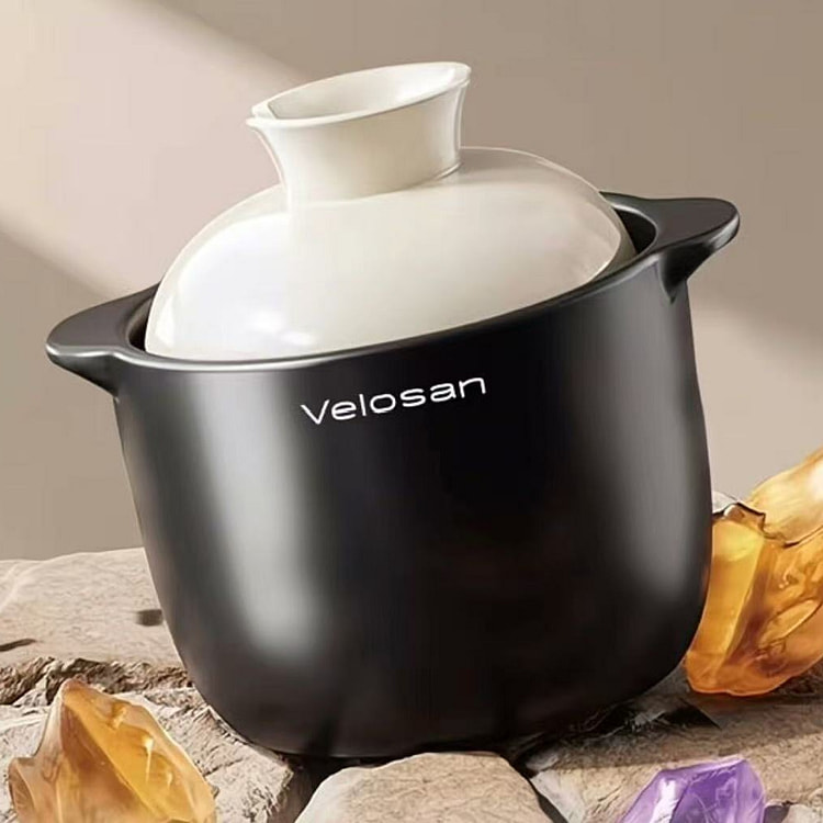 温仑山砂锅炖锅焖烧不裂煮锅4.0L 1 盒