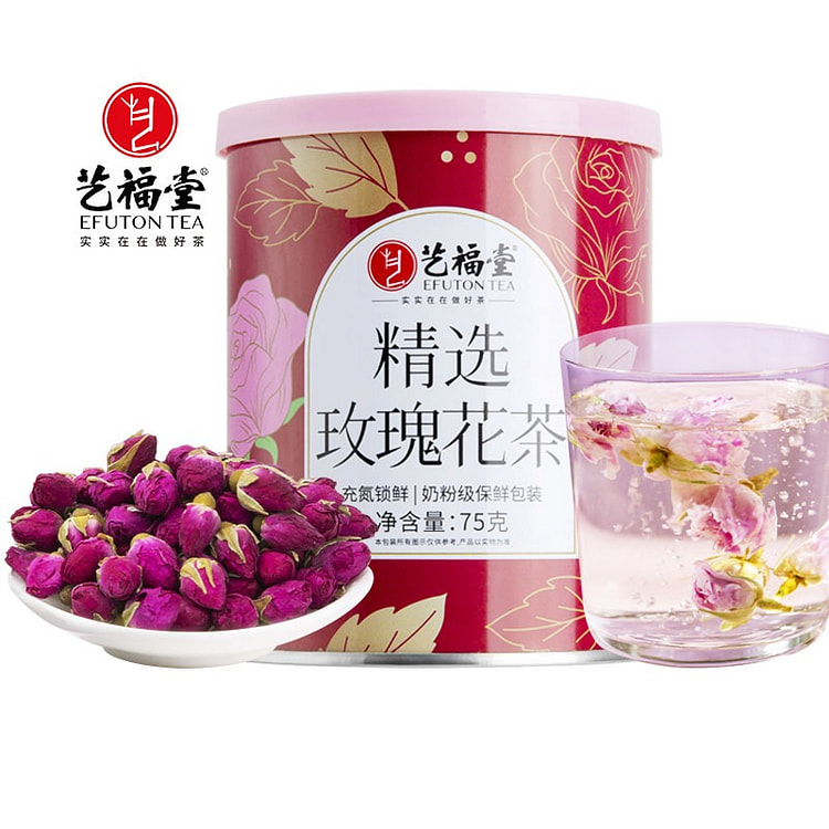 艺福堂 精选玫瑰花茶 75 克