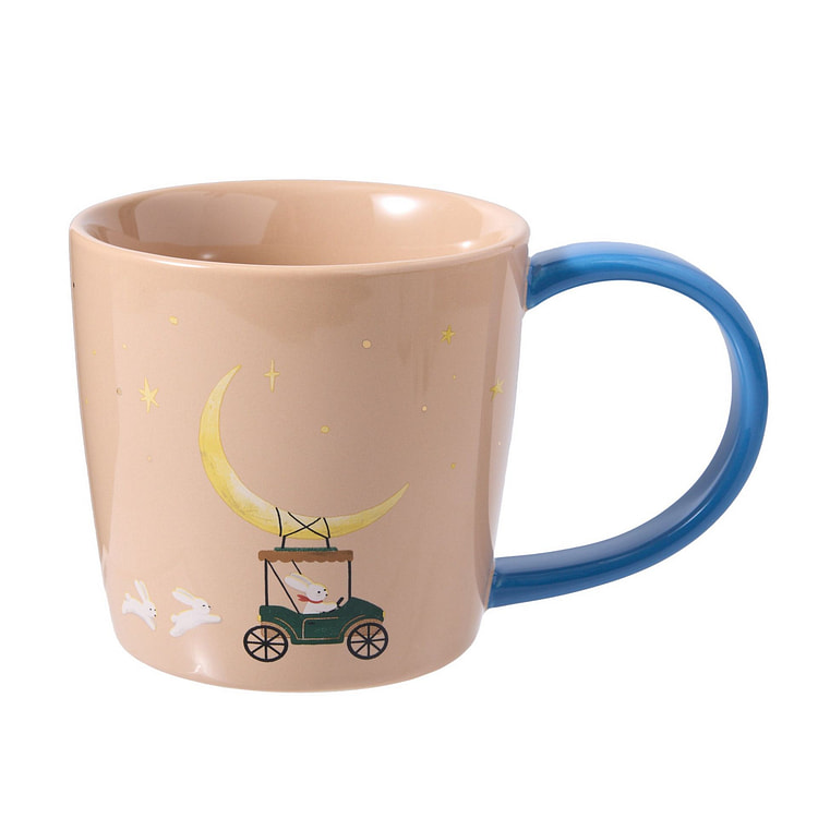 星巴克2025秋季节兔子马克杯米色414毫升 485 克