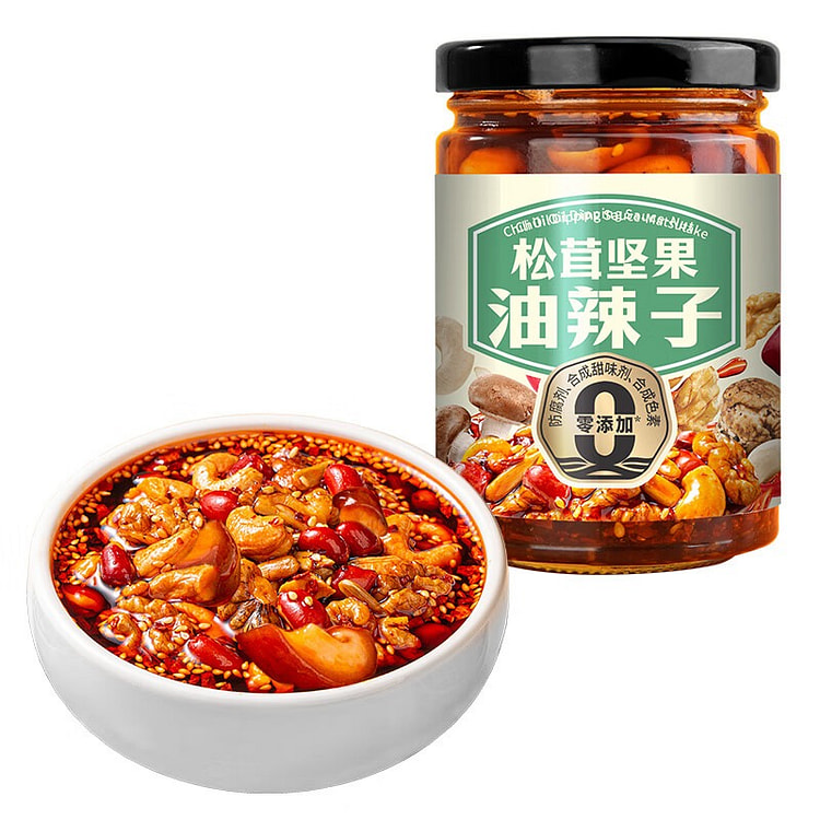 Matsutake mushroom nut oil spicy sauce 210 g