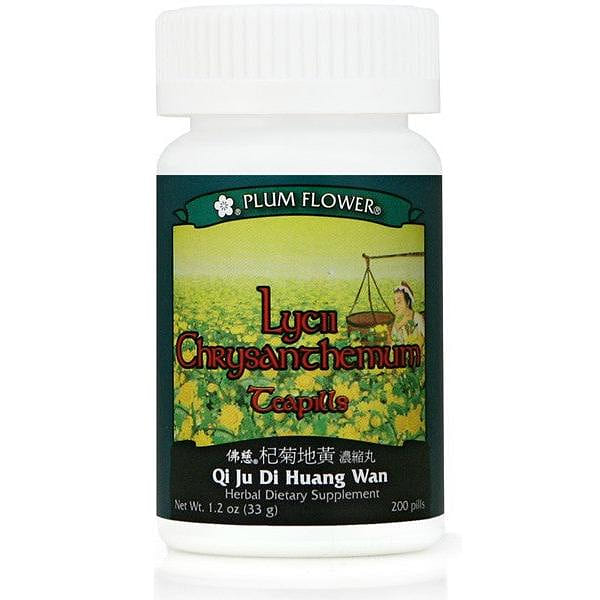 Lycii Chrysanthemum Teapills Qi Ju Di Huang Wan 1 each