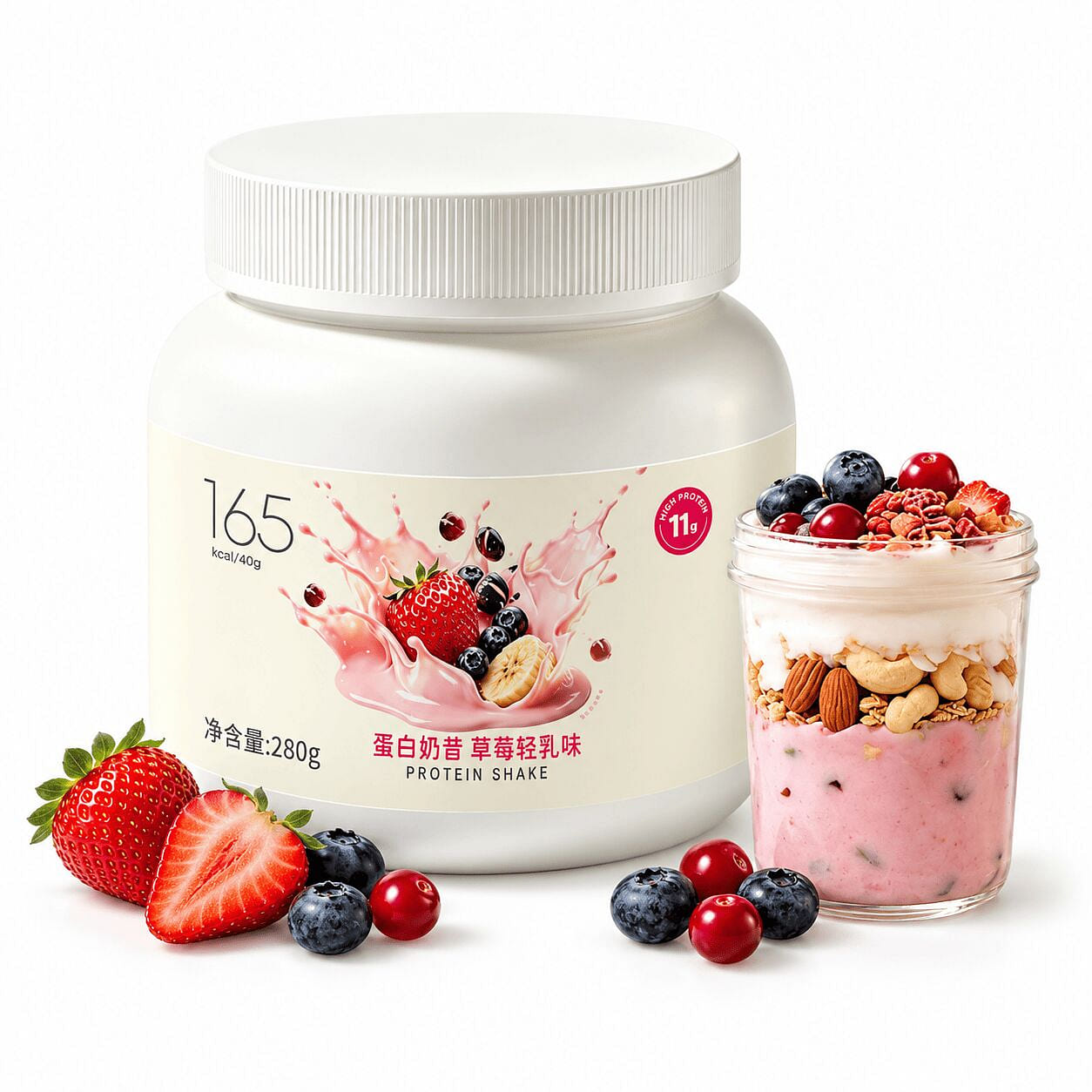 Protein Shake Strawberry 280g 1 each