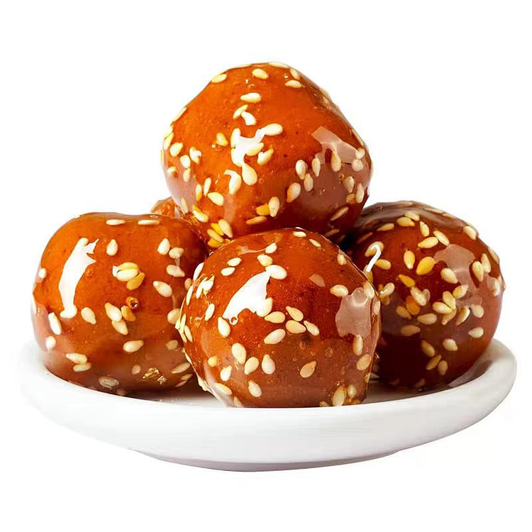 正宗御食园芝麻冰糖葫芦500g北京特产小零食山楂球 500 克