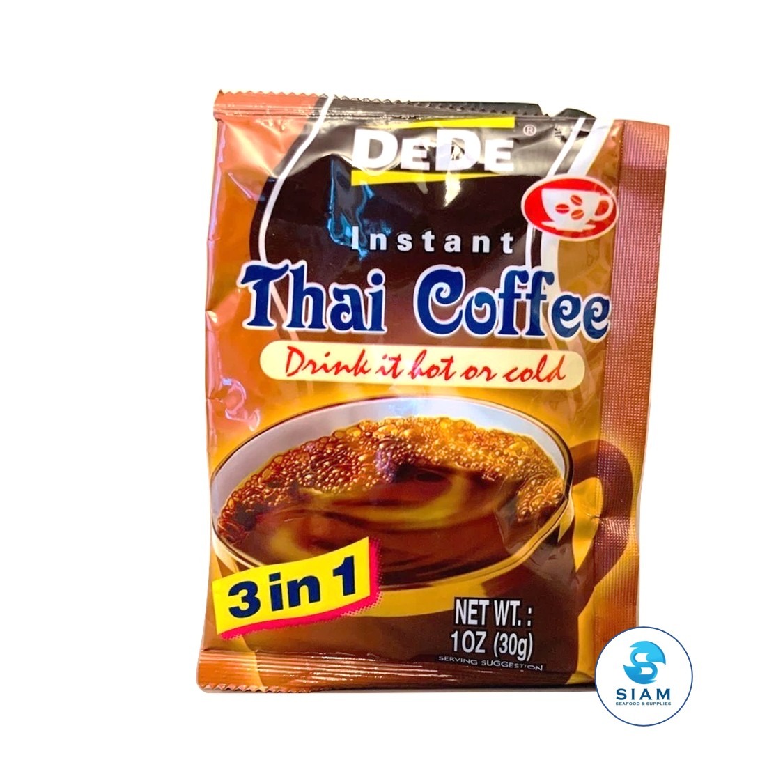 Get DeDe Instant Thai Coffee 30g x 12 packets Delivered Weee! Asian