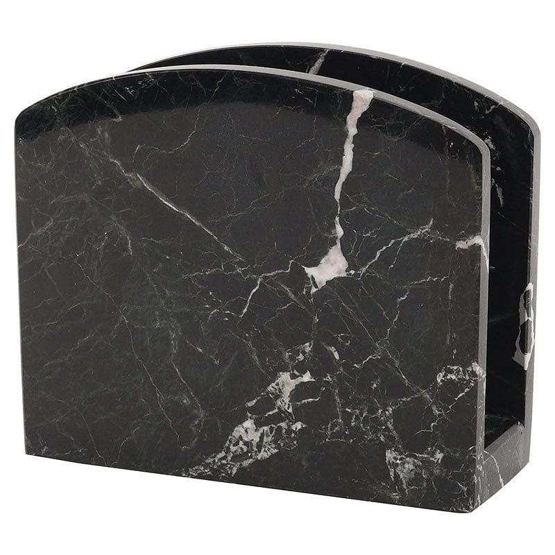 Radicaln Marble Napkin Holder 5.5" Inch Black 1 count