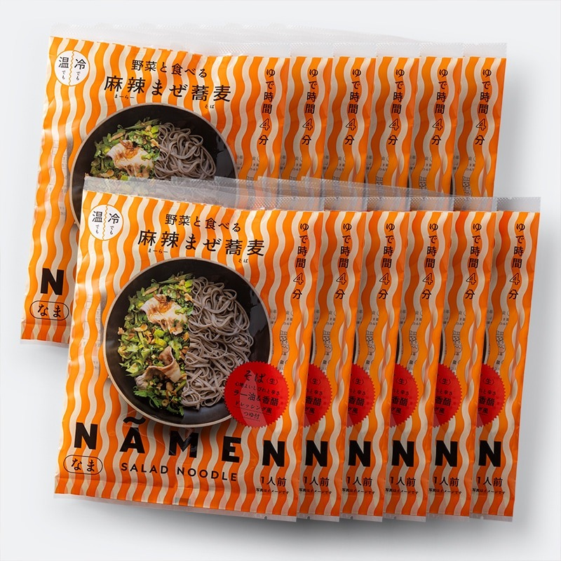 12servings NAMEN Spicy Mixed Soba 1 each