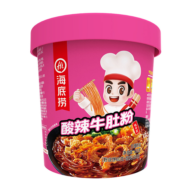 海底捞酸辣粉酸辣牛肚粉160g
