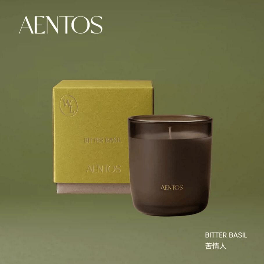 AENTOS WONDER LUXE JOURNEY CANDLE BITTER BASIL 200 g