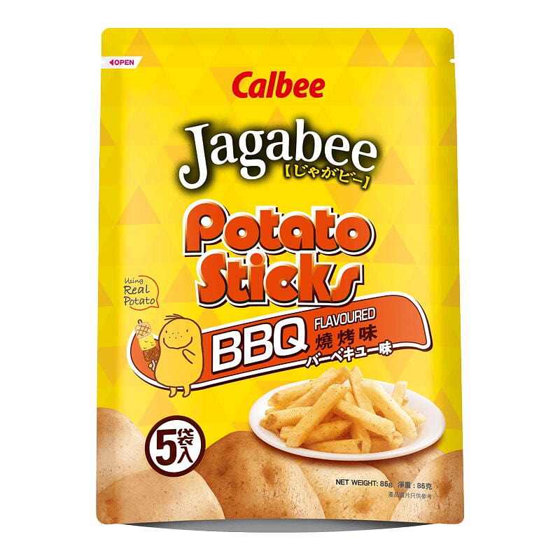 CALBEE – JAGABEE Potato Sticks BBQ Flv 17g*5 85g 1 each
