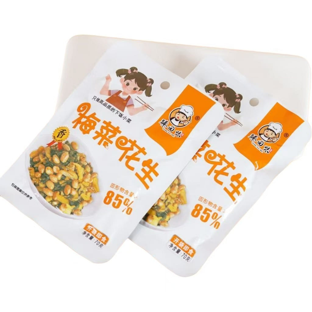 70g of preserved vegetables and peanuts 70 g