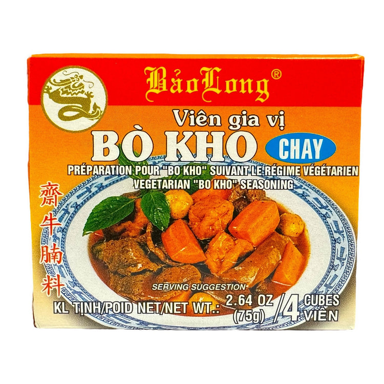 Bao Long Vegetarian Soup Seasoning Cubes (min 2)