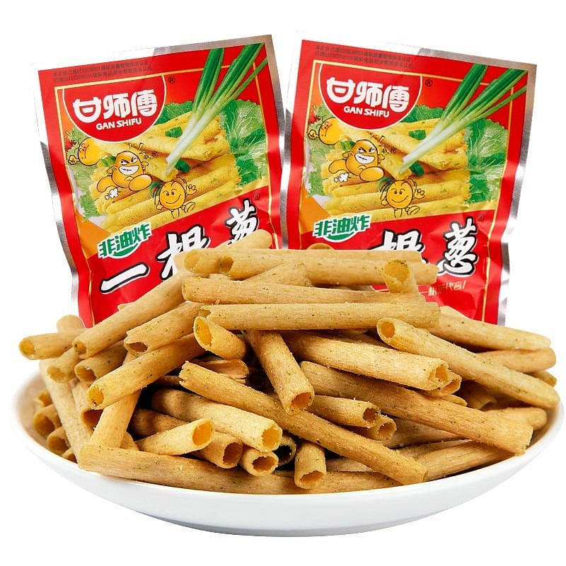 A spring onion French fries potato chips 8090 after childhood nostalgia office g 13 g