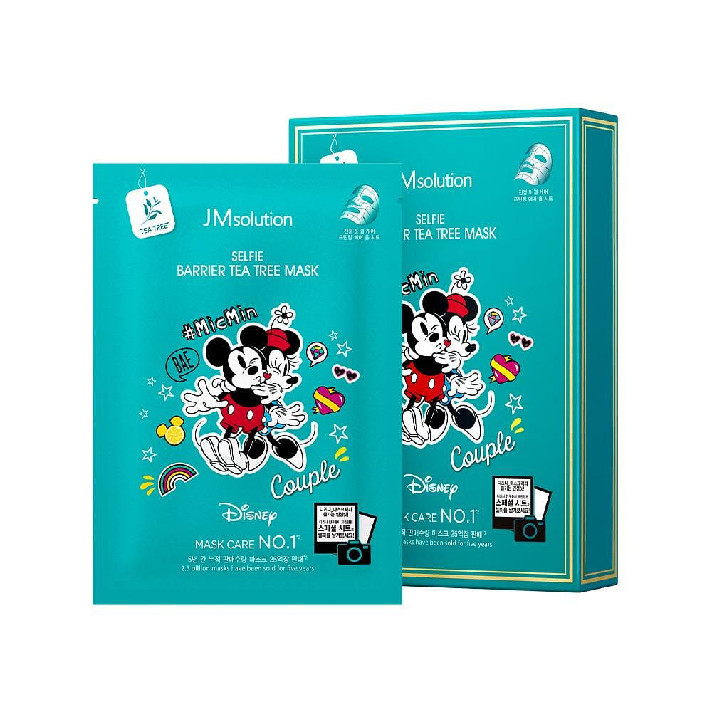 JMsolution Disney Selfie Barrier Tea Tree Mask 10pcs/ 1 box