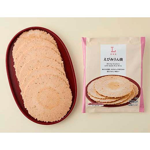 Lawson Shrimp Senbei Crackers Mirin Flavor 6pcs 1 each