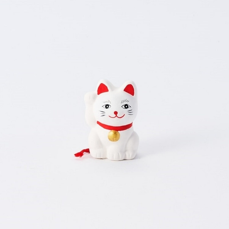 AKOMEYA TOKYO/濑户烧大神签 招财猫桌面摆件