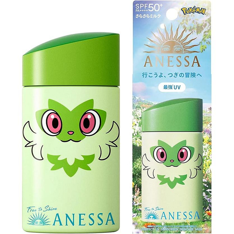 安耐晒 完美防晒乳宝可梦限定 60ml 新叶喵