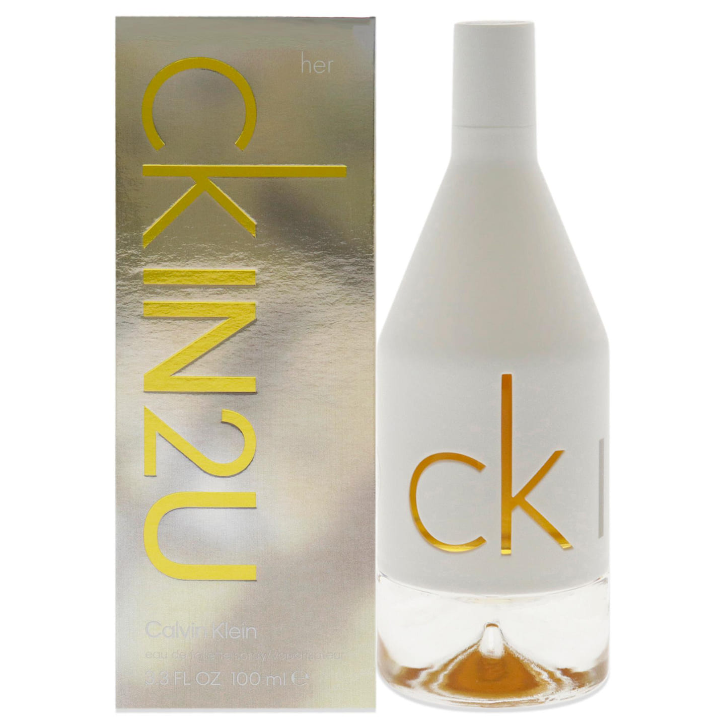 CKIN2U by Calvin Klein for Women- 3.3 oz EDT Spray 1 each