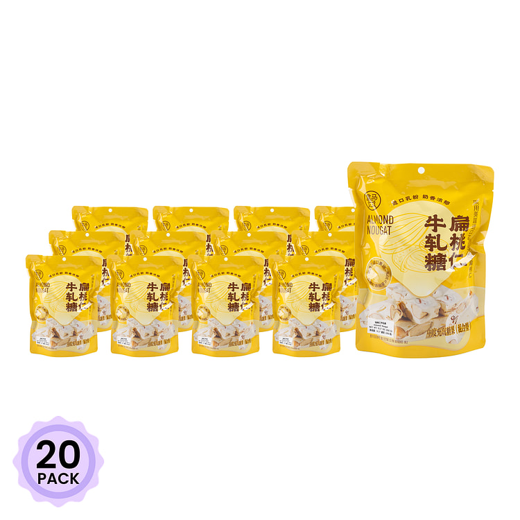 盒马 扁桃仁牛轧糖 260 克*20 包