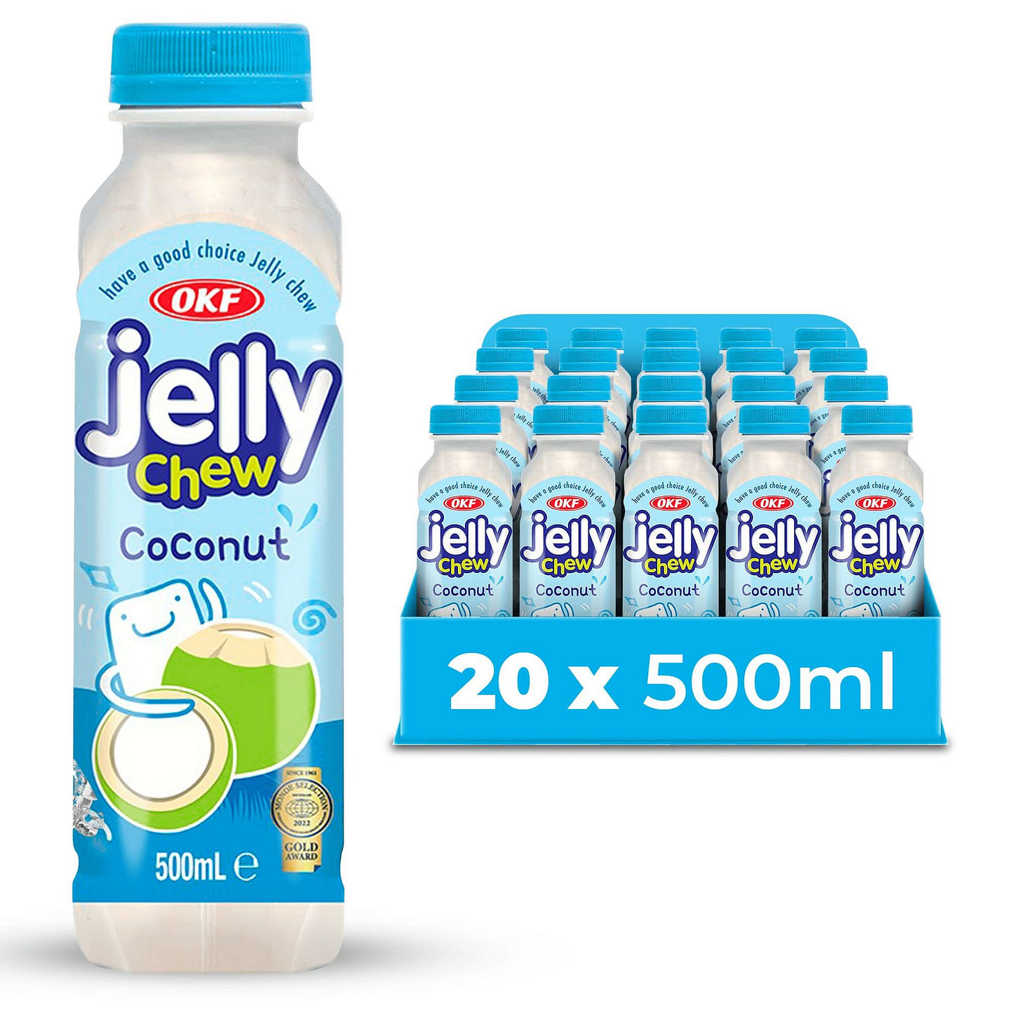 OKF Coconut Juice with Coconut Jelly Original 20pk 16.9 fl.oz