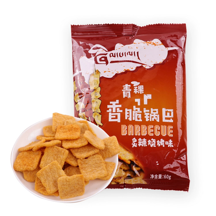 Tibetan specialty barley pot spicy bag crispy casual snack 60g*1 bag