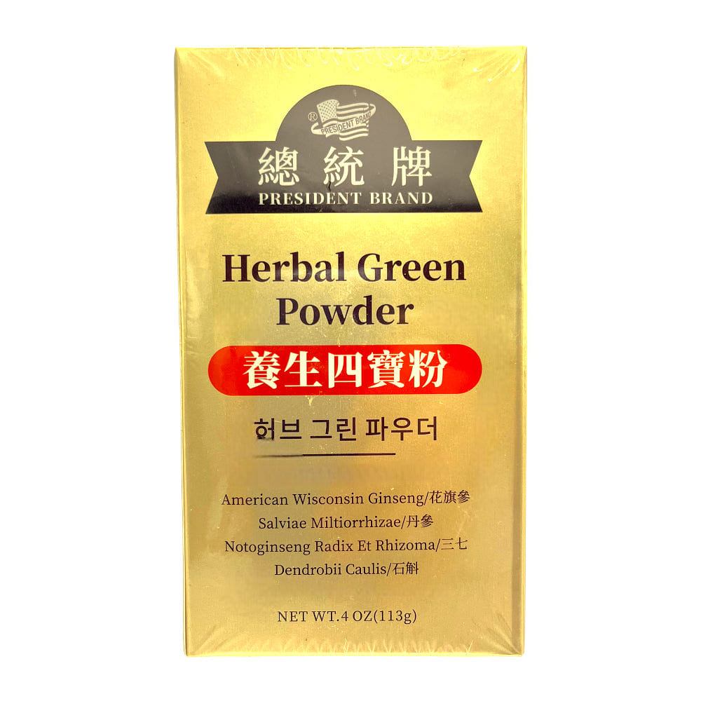 总统牌 养生四宝粉 花旗参丹参三七田七石斛 4oz 1 份