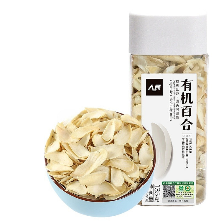 人民食品有机百合干135g*1瓶