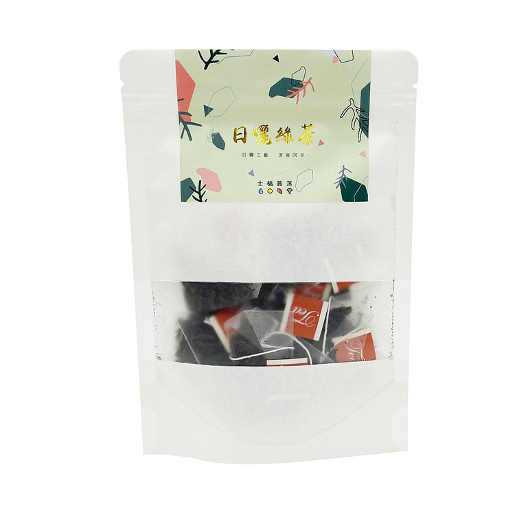 SHIFU Sun-Sun-Dried Green Tea (Puer Raw Tea) 8pcs