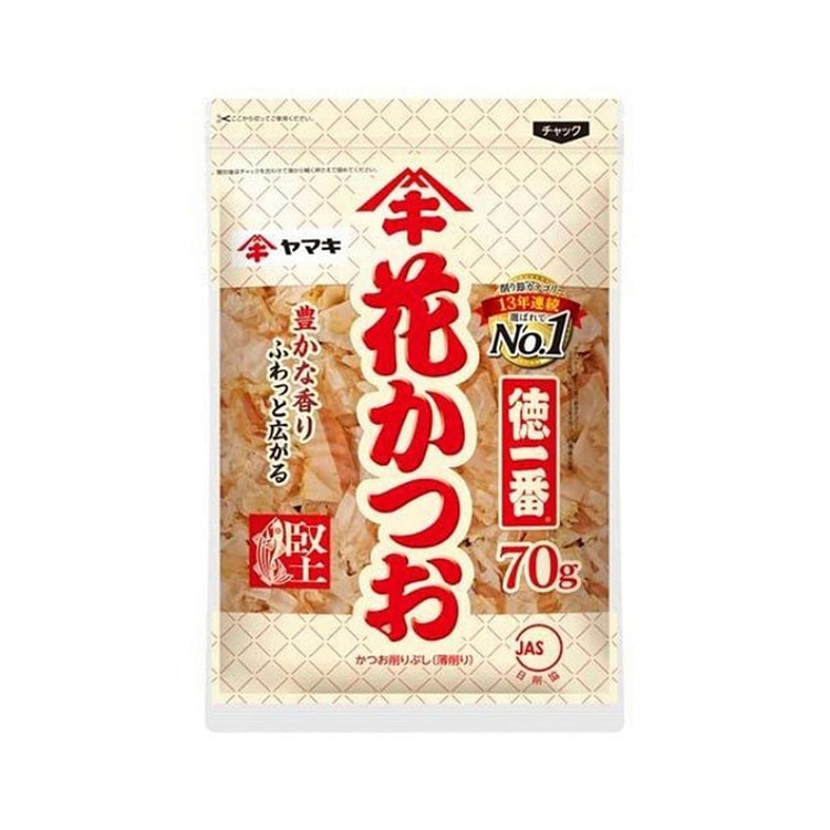 【日本直邮】山木 德一番鲣鱼木鱼花柴鱼片 70g