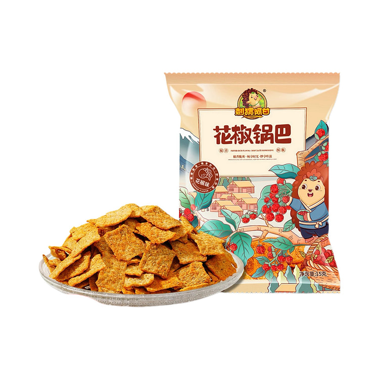 Ciwei Agan Sichuan Pepper Rice Crackers 15g 10 pack