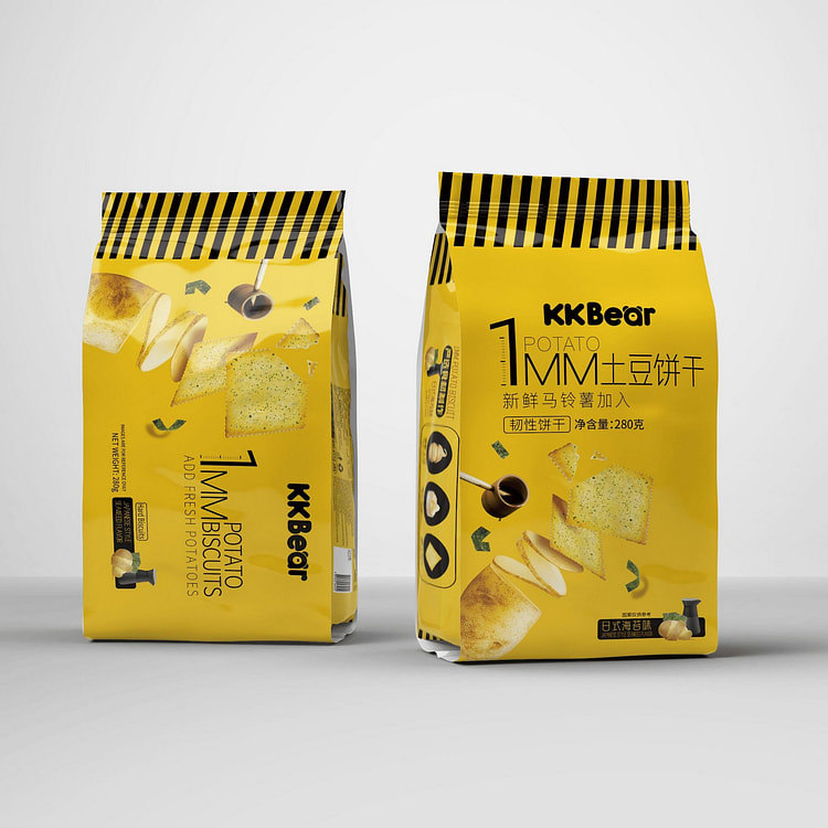 1MM Potato Cracker Japanese Seaweed Flavor 280g 1 pack