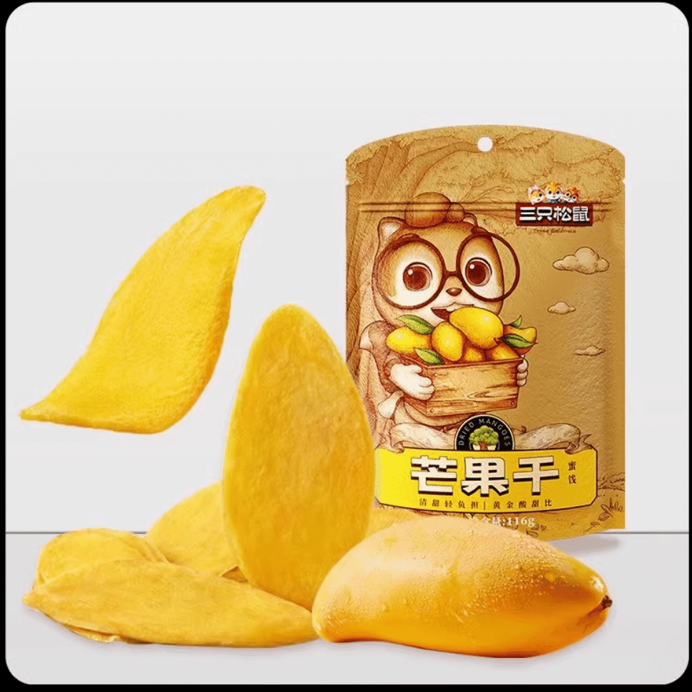 Three Squirrels Dried Mango 116g 116 กรัม