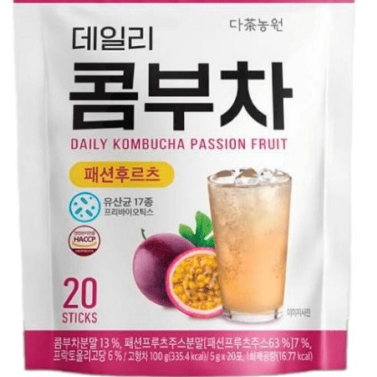 Daily Kombucha Passion Fruit Korean Tea Powder 20