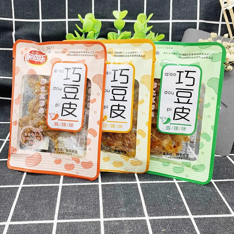 余同乐巧豆皮混合味500g*1袋