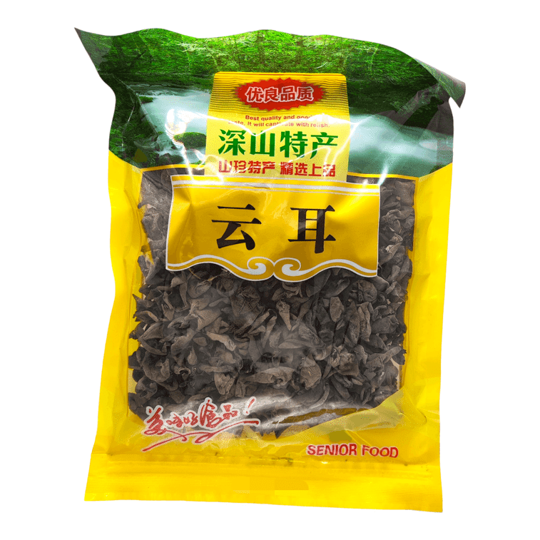 Dried Black Fungus Woodear Aucricularia Auricula Underw 8oz 227g 1 each