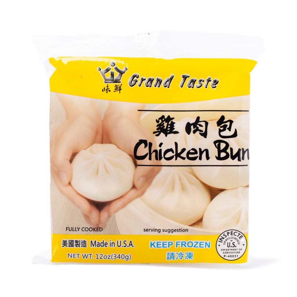 Grand Taste Taiwanese Chicken Buns, Frozen 340 g