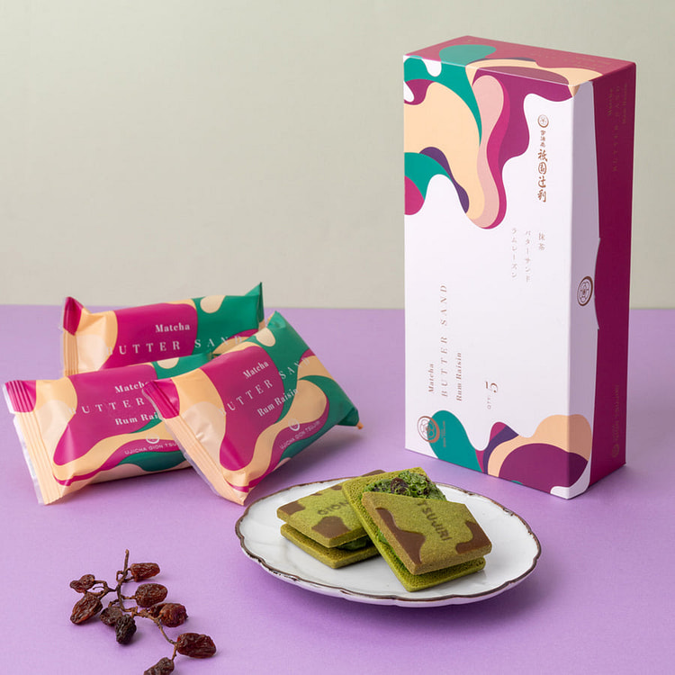 祇园辻利 黄油抹茶夹心饼干 5枚